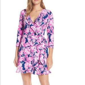 Lilly Pulitzer Jessalynne Romper- Let’s Flamingle
